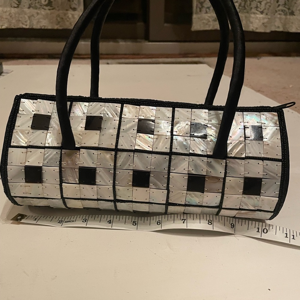 Handbag originally sold on HSN. See pictures for measurements.